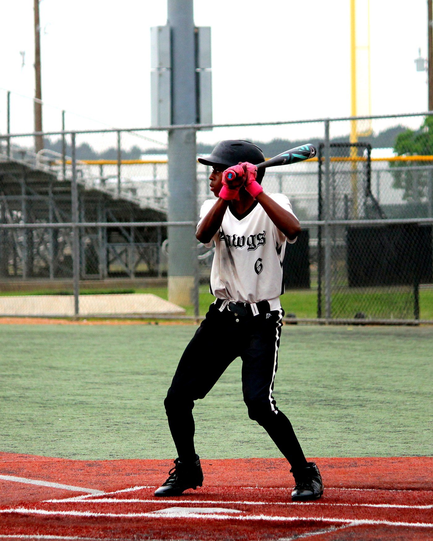 Joseph JC Robinson at-bat Dawgs #6